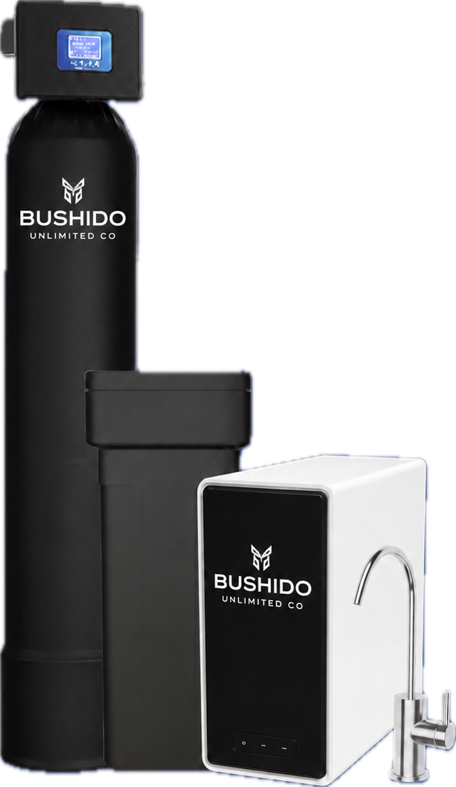 Whole-home water filtration and softener equipment